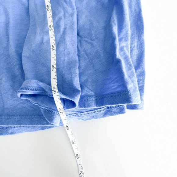 Z Supply Womens Midi Dress Lido Slub Sleeveless Pacific Blue Small - Picture 7 of 7